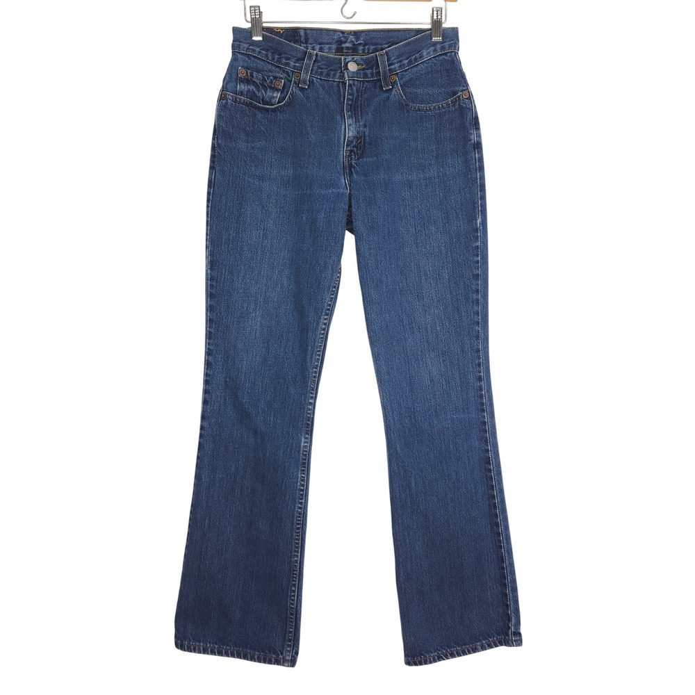 Levis 515 Vintage 2002 Bootcut Jeans Womens 6 Medium Wash‎ Blue Cotton Denim Y2K